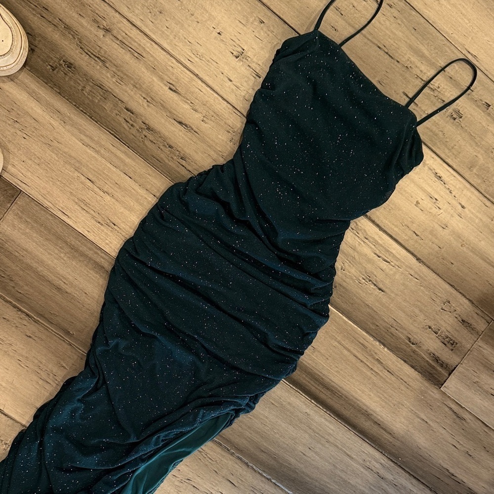 NWOT, Windsor Elegant Green Evening Dress - Picture 6 of 12